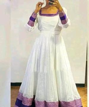 Eritrean and Ethiopian habesha traditional dress