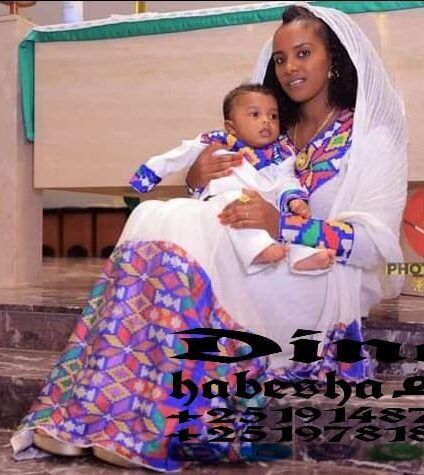 Eritrean and Ethiopian habesha Family traditional dress - East Afro ...