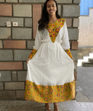 Eritrean and Ethiopian habesha traditional dress