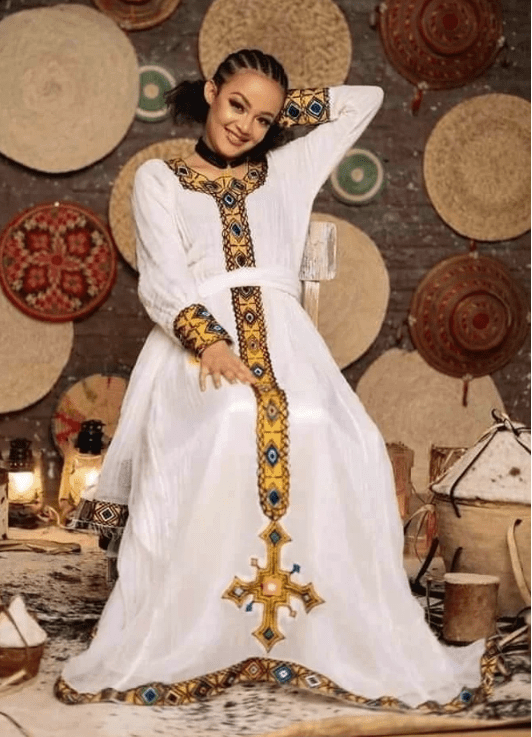 Eritrean and Ethiopian habesha traditional dress - East Afro Dress ...