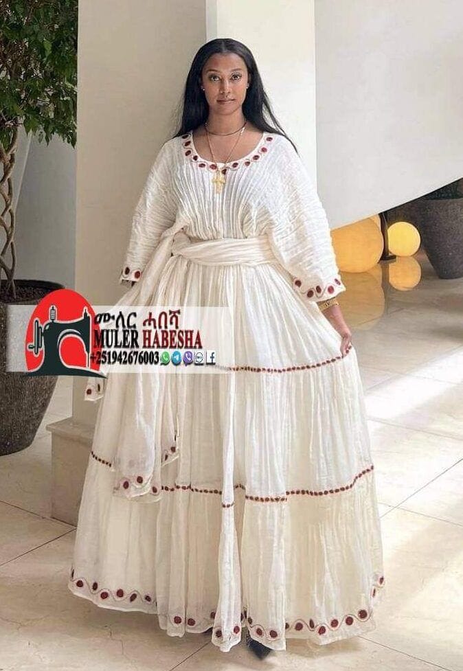 Simple shop habesha dress