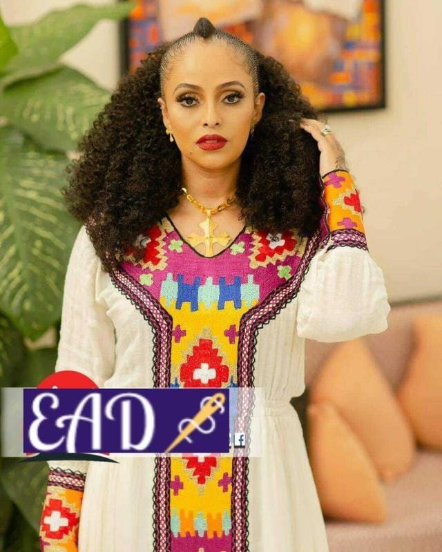 Eritrean And Ethiopian Habesha Traditional Dress East Afro Dress Buy And Sell Ethiopian And 1341