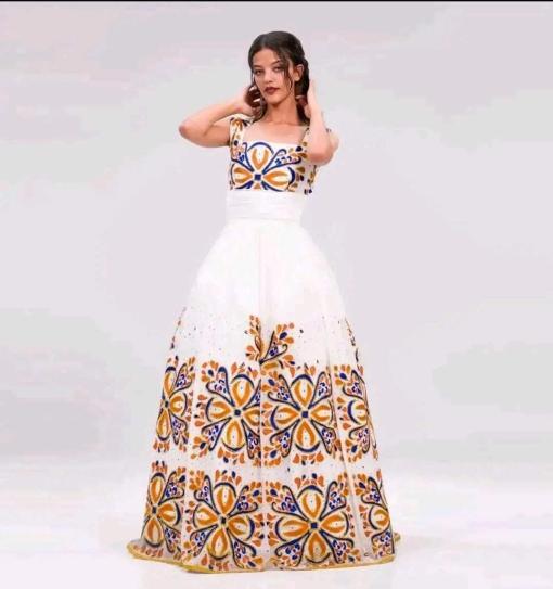 Eritrean and Ethiopian habesha traditional dress