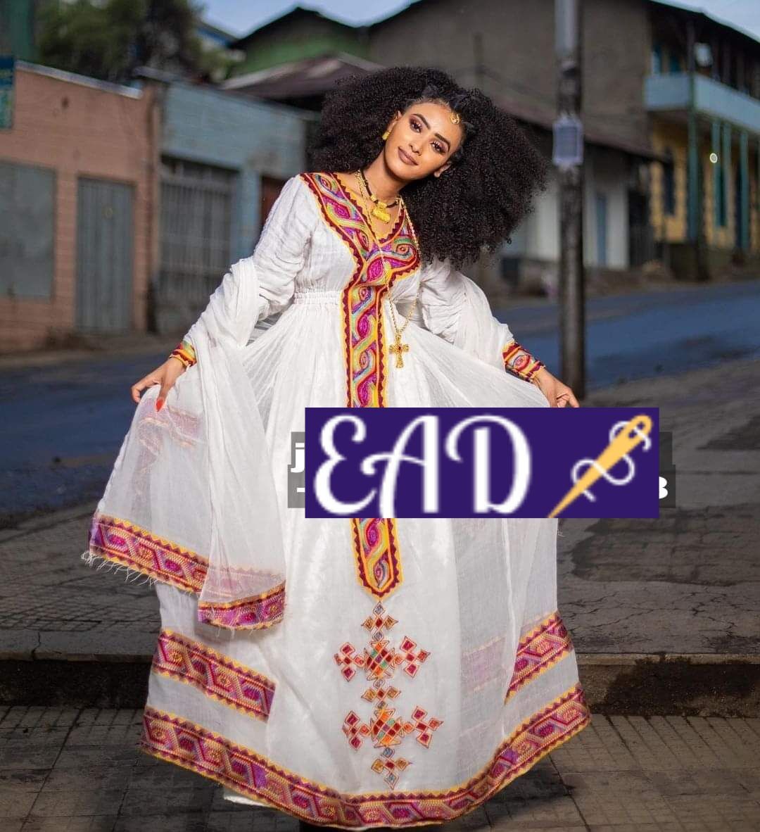 Eritrean And Ethiopian Habesha Traditional Dress East Afro Dress Habesha Dress Habesha Kemis 0887