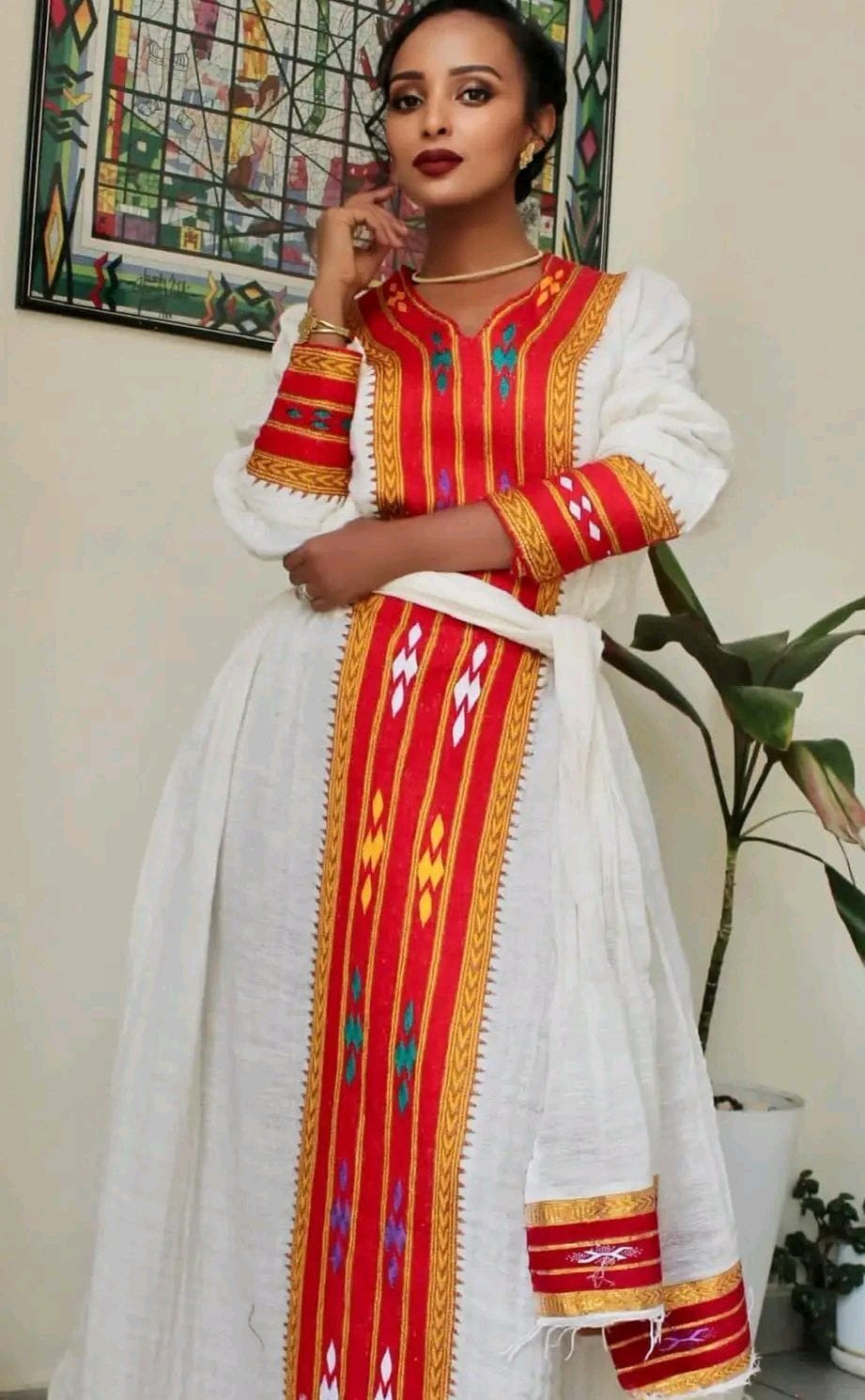 zurya telfi - East Afro Dress, Habesha dress, Habesha kemis, Ethiopian ...