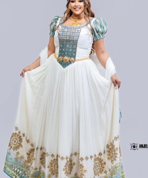 Ethiopian and Eritrean habesha traditional dress