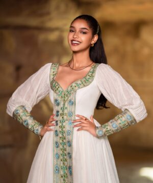 Ethiopian and Eritrean habesha traditional dress