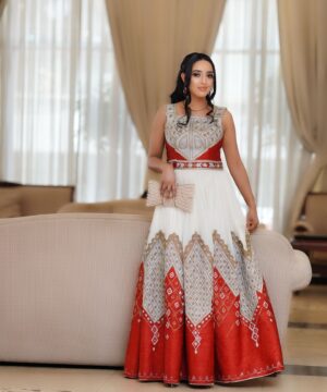 Ethiopian and Eritrean habesha traditional dress