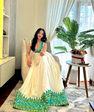 Ethiopian and Eritrean habesha traditional dress