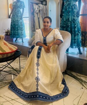 Ethiopian and Eritrean habesha traditional dress