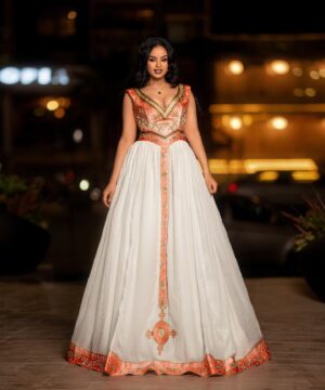 Ethiopian and Eritrean habesha traditional dress