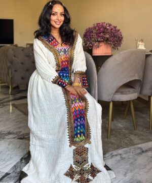 Ethiopian and Eritrean habesha traditional dress