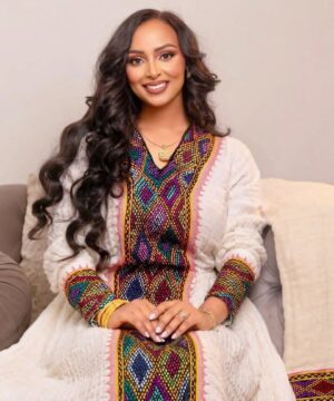 Ethiopian and Eritrean habesha traditional dress