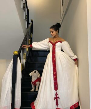 Ethiopian and Eritrean habesha traditional dress