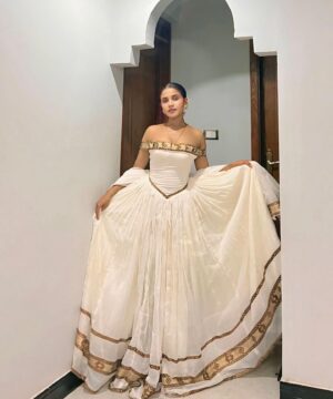 Ethiopian and Eritrean habesha traditional dress