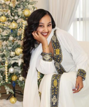 Ethiopian and Eritrean habesha traditional dress