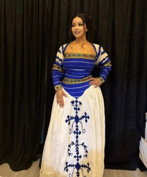 Ethiopian and Eritrean habesha traditional dress