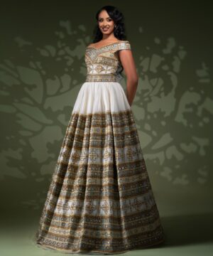 Ethiopian and Eritrean habesha traditional dress