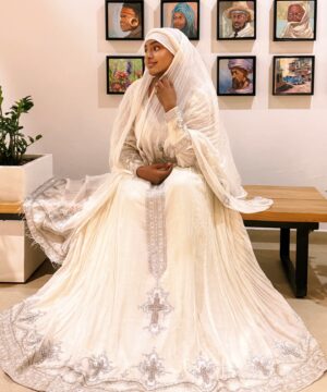 Ethiopian and Eritrean habesha traditional dress
